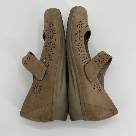 ABEO Women Everleigh Mary Jane Shoes Leather Size 9.5 Adjustable Supportive Boho - Picture 3 of 6